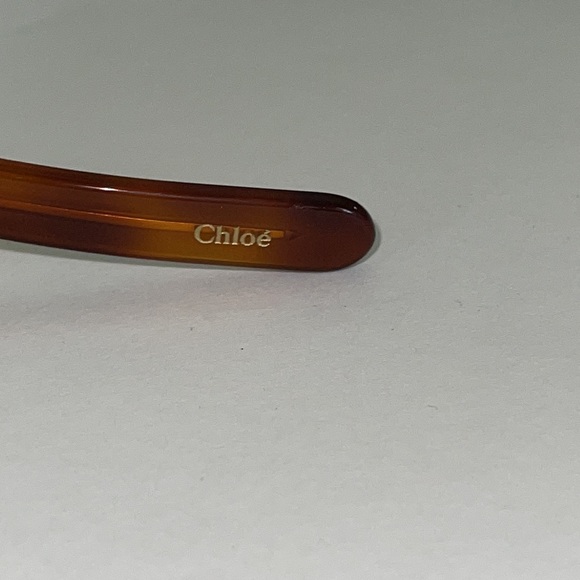 CHLOÉ Oval Gold Frame Sunglasses NWT - Picture 11 of 14